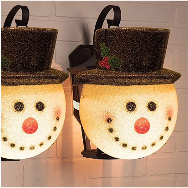 Snowman Porch Light Covers