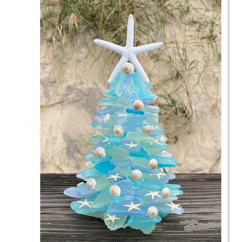 Sea Glass Christmas Tree